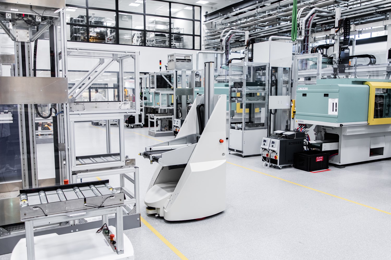 Mobile robots for a Lights Out Factory Prodrive Technologies